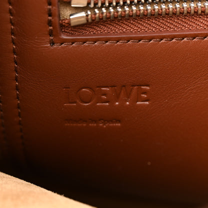 Loewe Shiny Supple Calfskin Flamenco Satchel Brownie 7 of 11