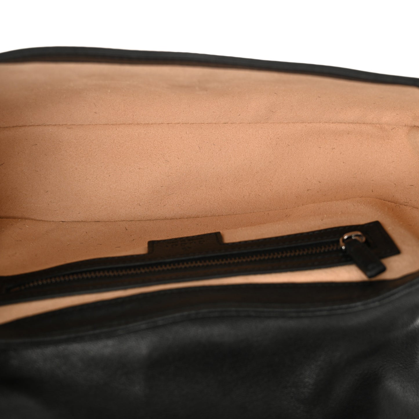 Goatskin Small GG Monochrome Aphrodite Shoulder Bag Black