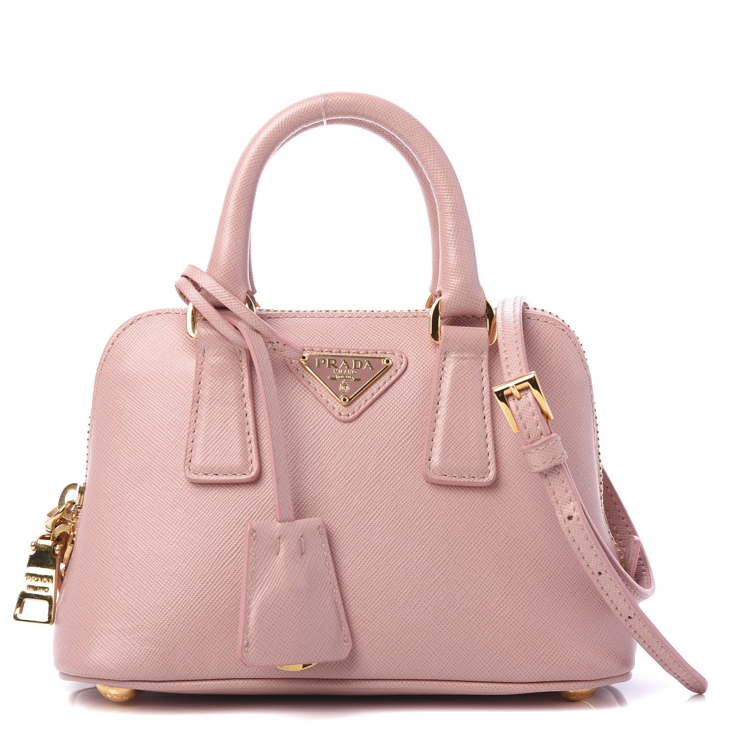 Saffiano Lux Mini Promenade Tote Orchidea