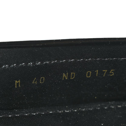 Louis Vuitton Patent Calfskin Oxford Loafers 40 Black 6 of 7