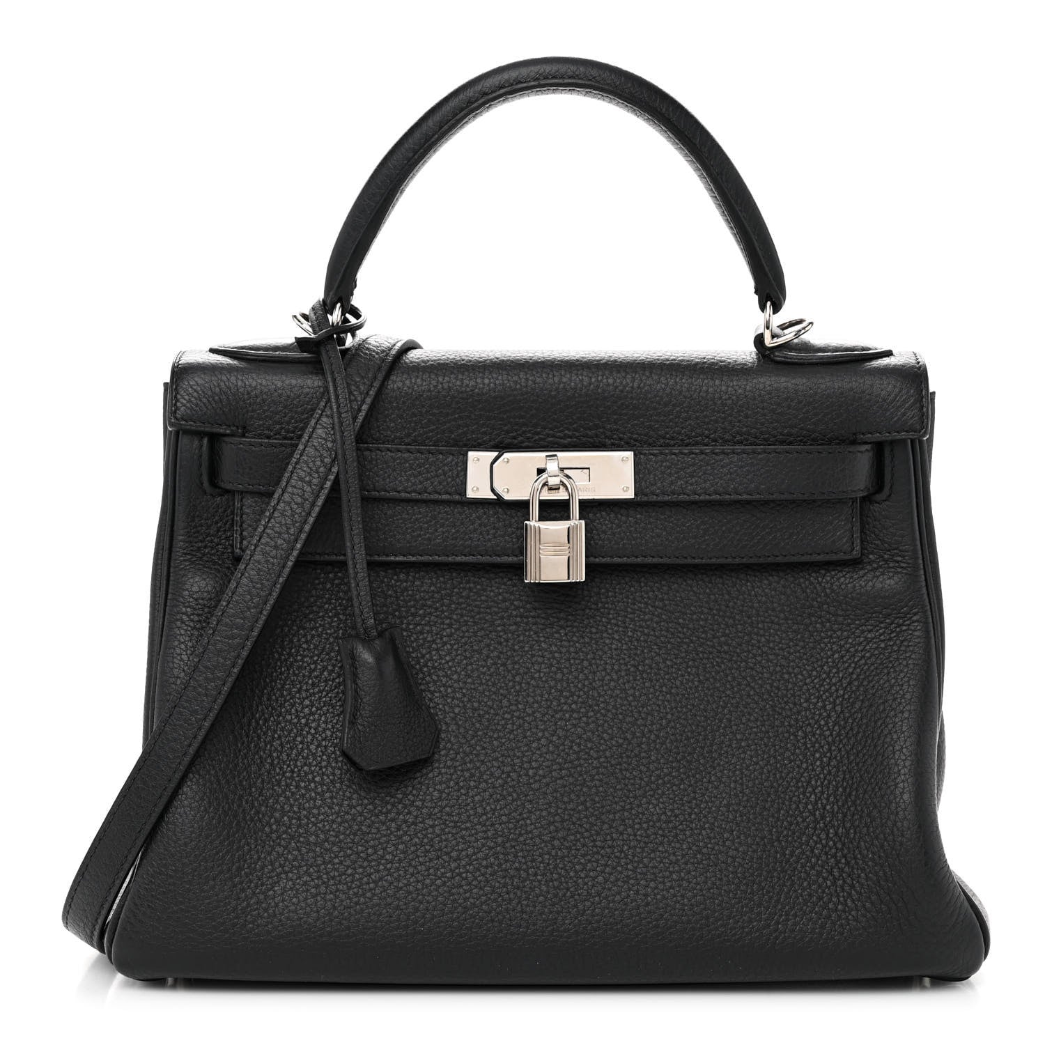 Hermes Togo Kelly Retourne 28 Black 1 of 15