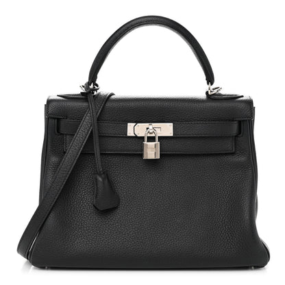 Hermes Togo Kelly Retourne 28 Black 1 of 15