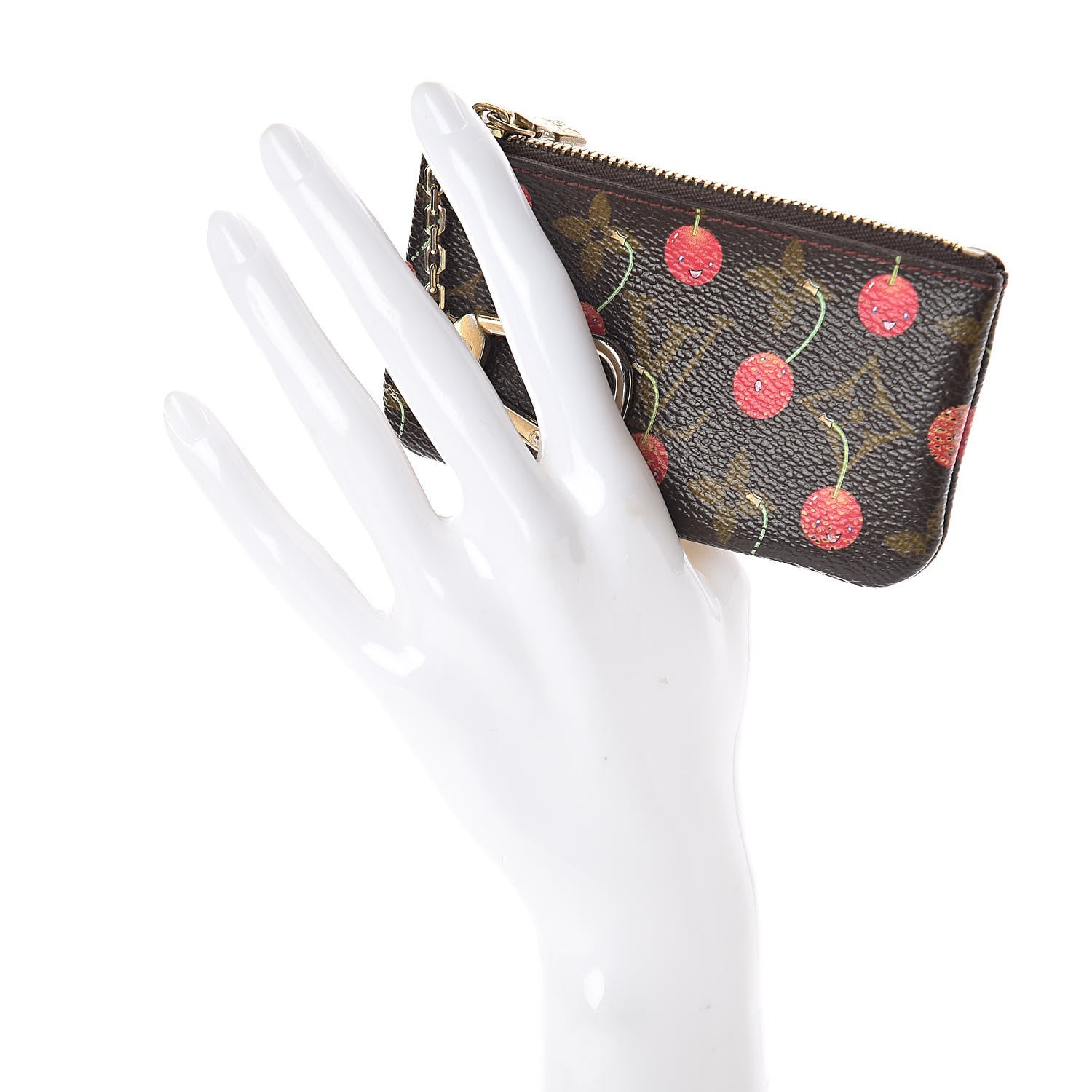 Louis Vuitton Monogram Cerises Key Pouch 2 of 7