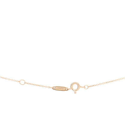 Tiffany 18K Rose Gold Atlas Open Pendant Necklace 4 of 4