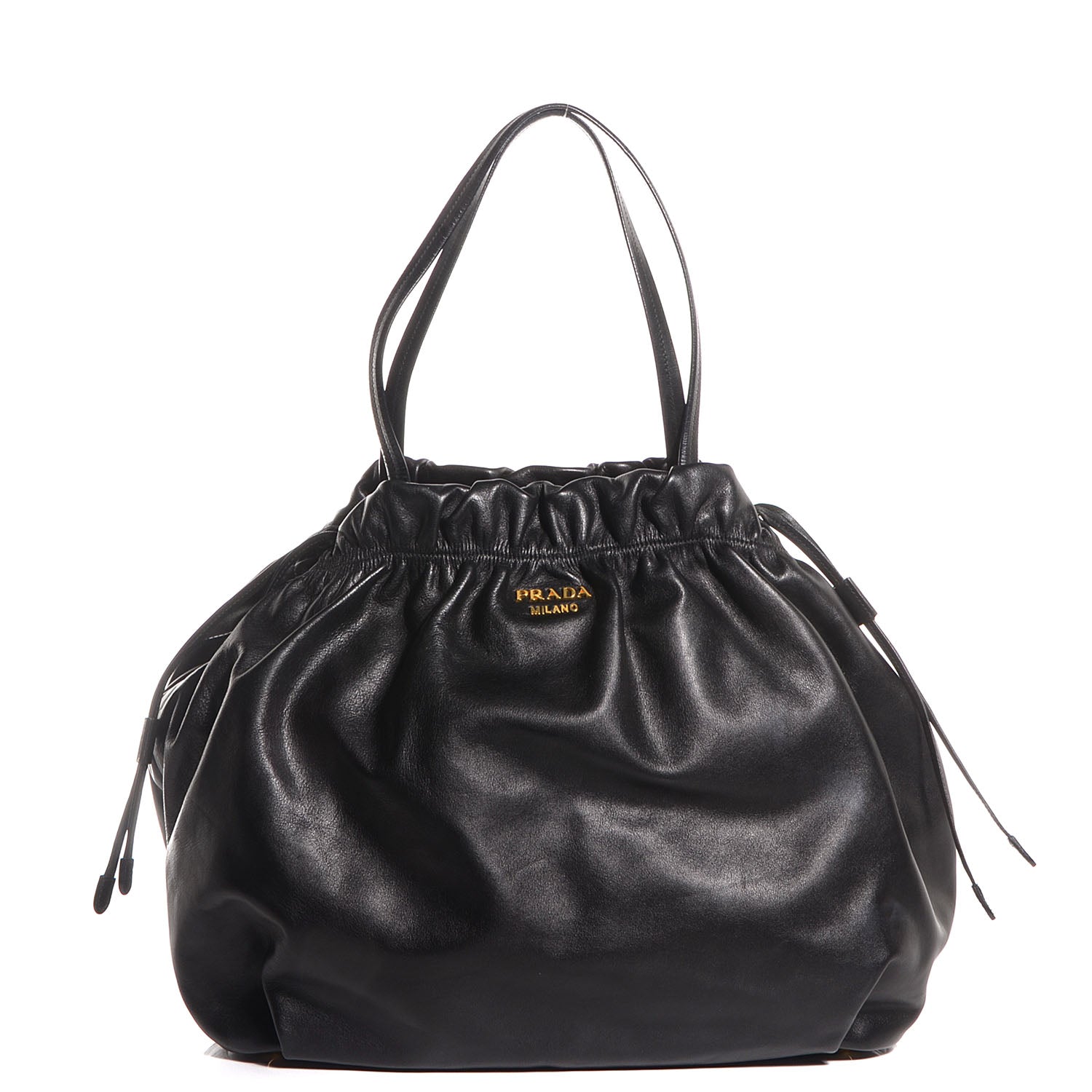 Prada Soft Calf Shopping Tote Nero Black 1 of 9