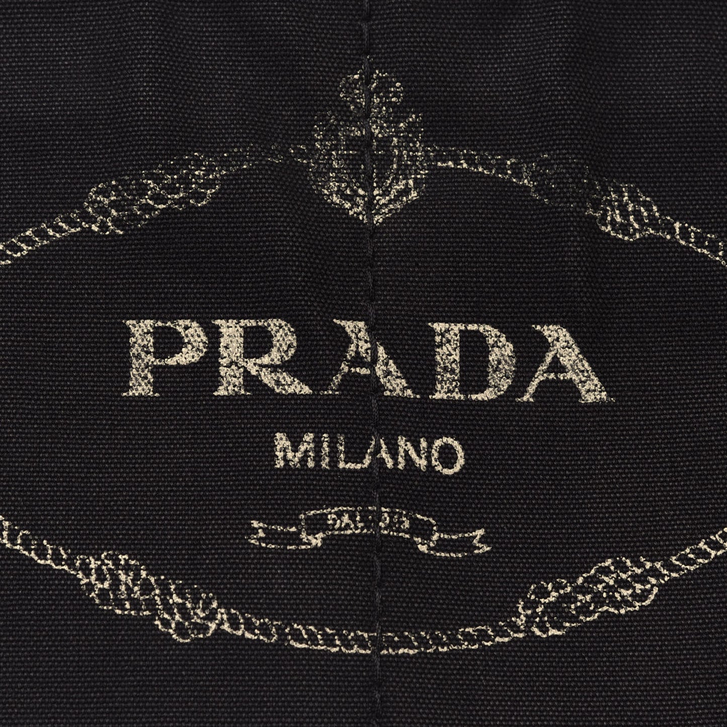 Canapa Small Logo Tote Black