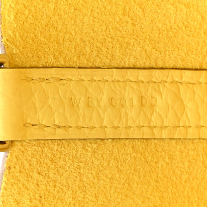 Hermes Taurillon Clemence Ostrich Touch Picotin Lock 18 PM Limoncello 7 of 11