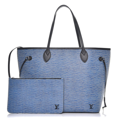 Louis Vuitton Epi Neverfull MM Denim Light 1 of 8
