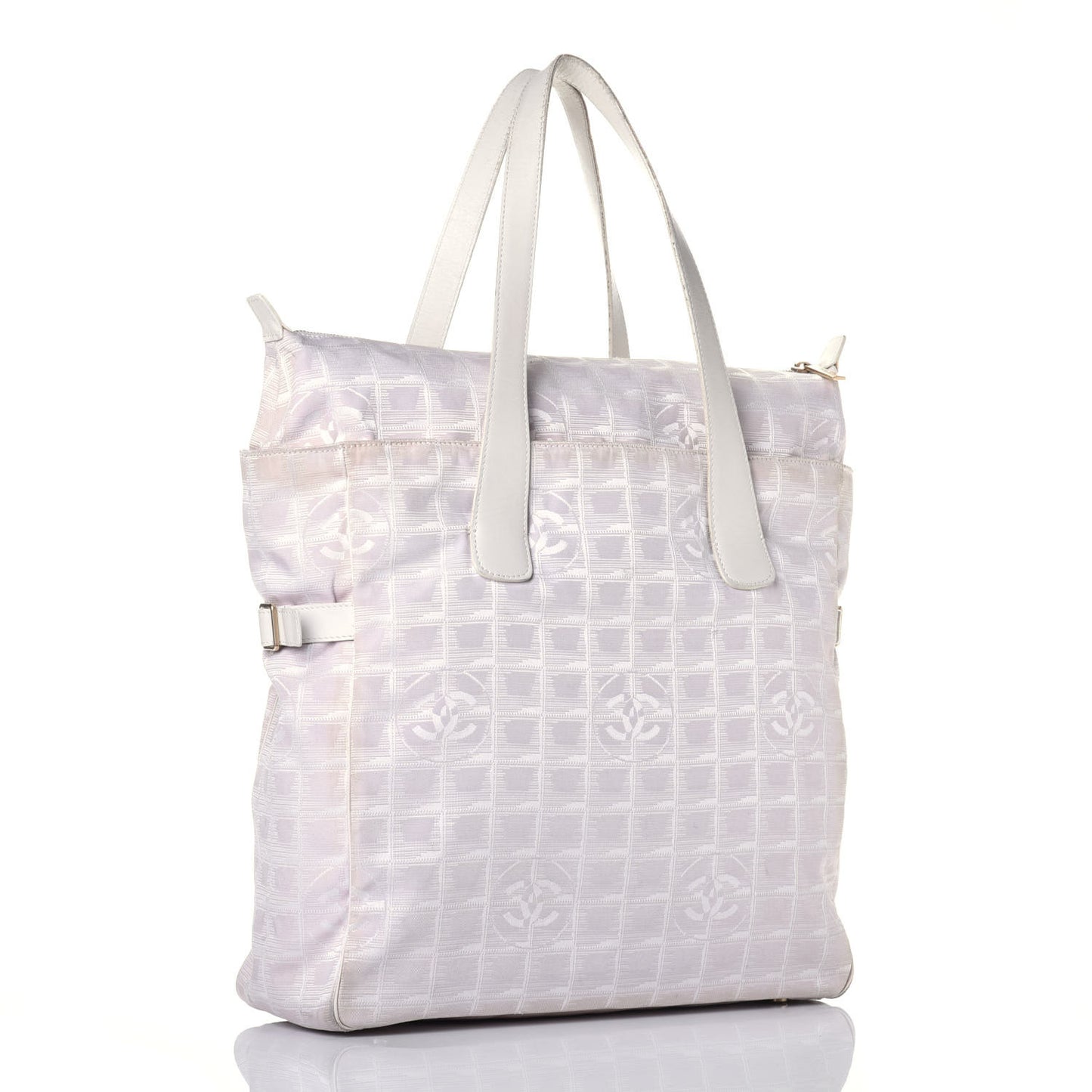 Nylon Large Travel Tote Pink