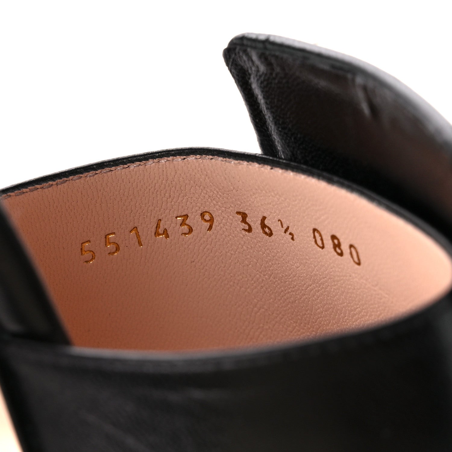 Gucci Malaga Kid Crystal Square G Madelyn 60mm Mules 36.5 Black 10 of 10