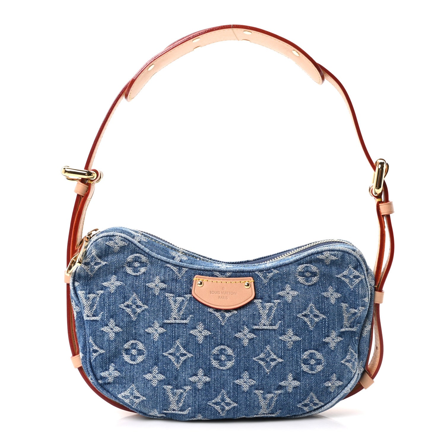 Louis Vuitton Monogram Denim Croissant MM Blue 1 of 9