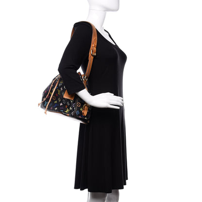 Louis Vuitton Monogram Multicolor Petit Noe Black 2 of 12