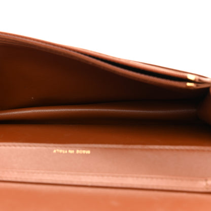 Chanel Lambskin Quilted Clutch With Chain Brown 5 of 12