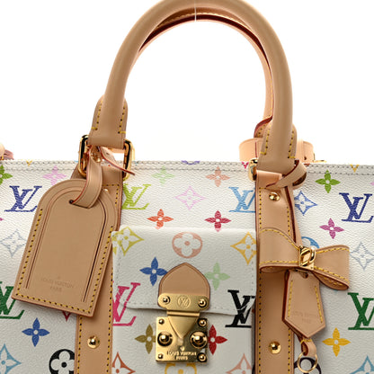 Louis Vuitton LV X TM Monogram Multicolor Keepall Bandouliere 45 White 6 of 8