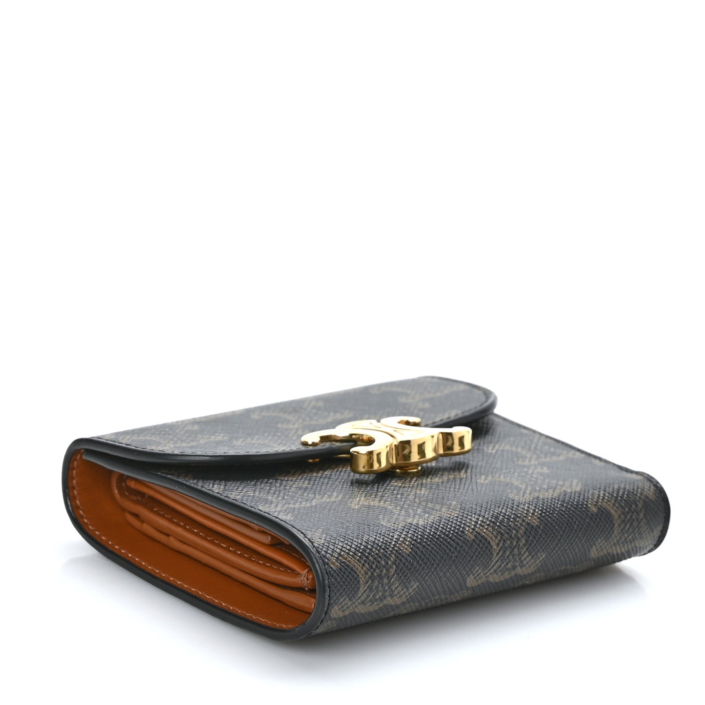Triomphe Canvas Small Triomphe Wallet Tan
