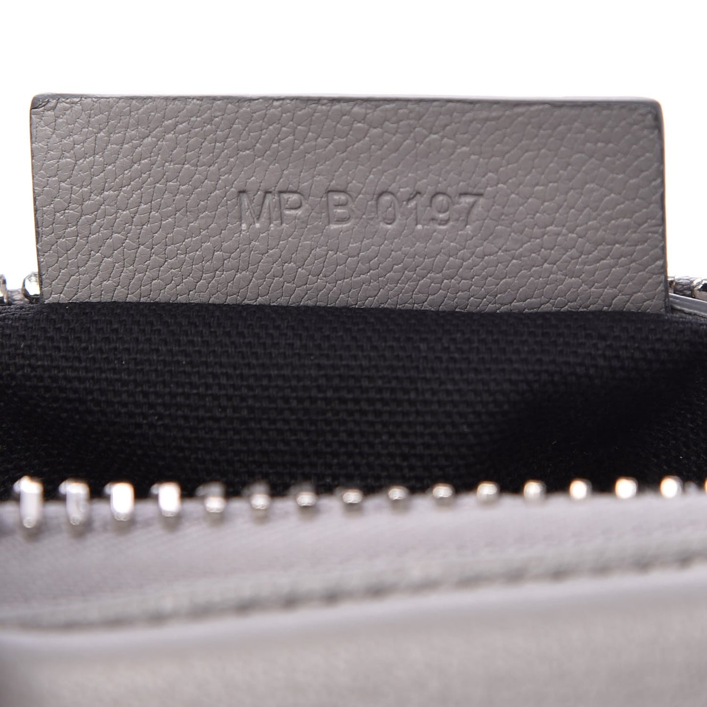 Sugar Goatskin Mini Antigona Pearl Grey