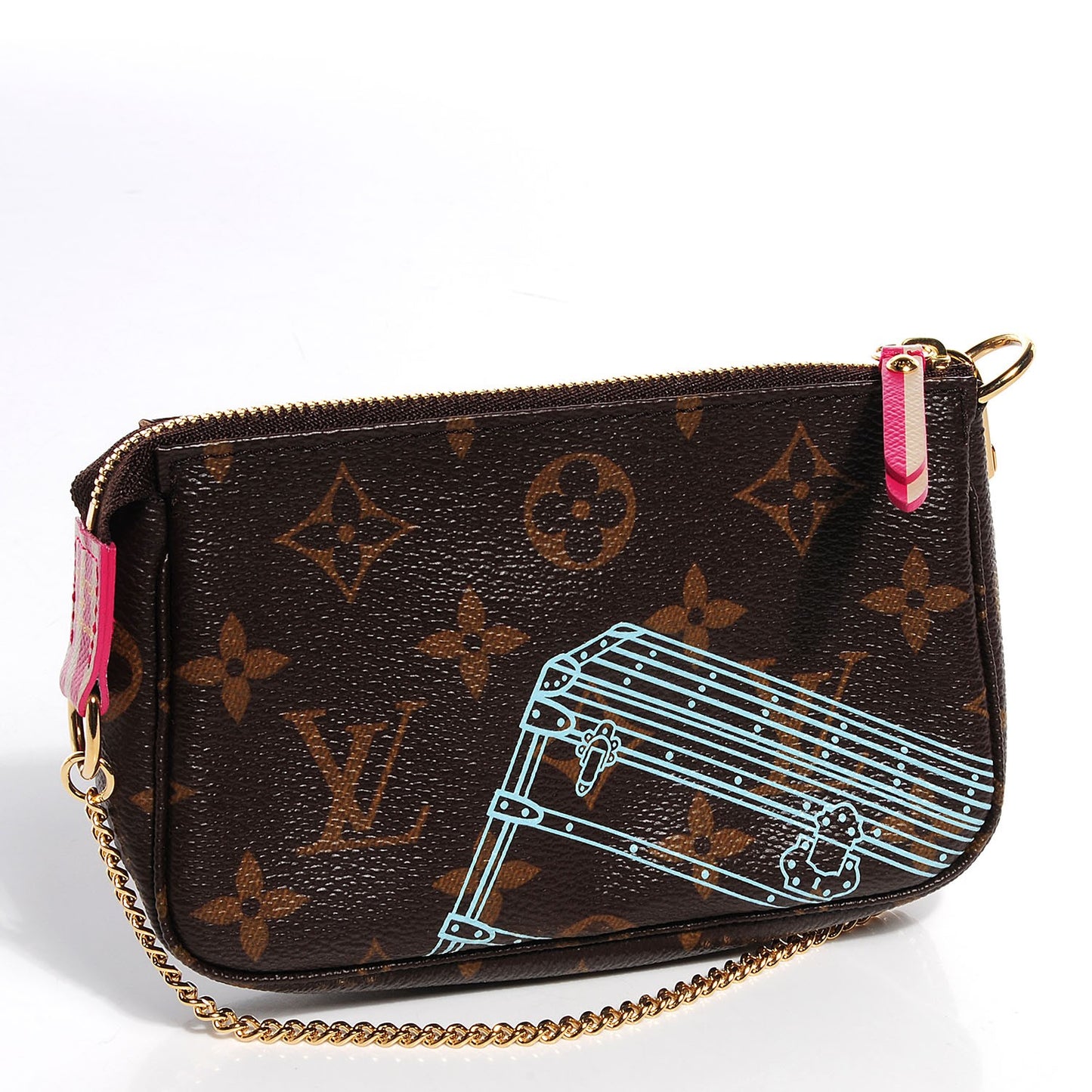 Monogram 2014 Christmas Animation Mini Pochette Accessories