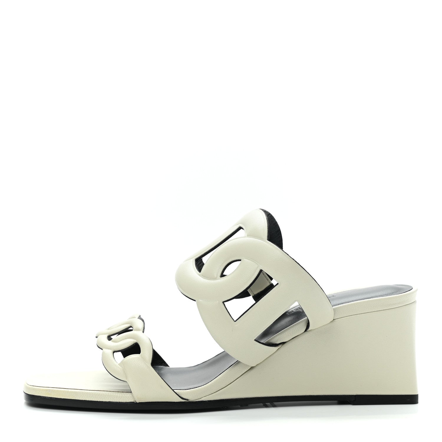 Hermes Nappa Figari 55 Sandals 37 Beige Glaise 1 of 9