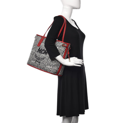 MCM Visetos Medium Liz Reversible Shopper Tote Ruby Red 2 of 15