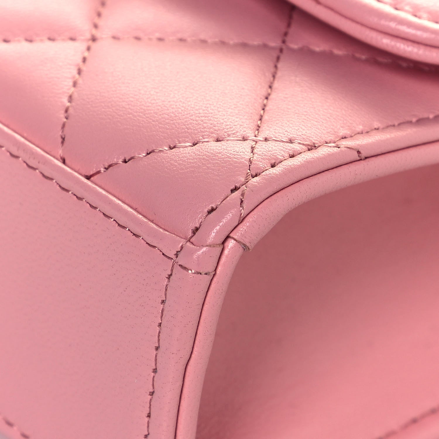 Chanel Lambskin Quilted Mini Trendy CC Clutch With Chain Pink 9 of 12