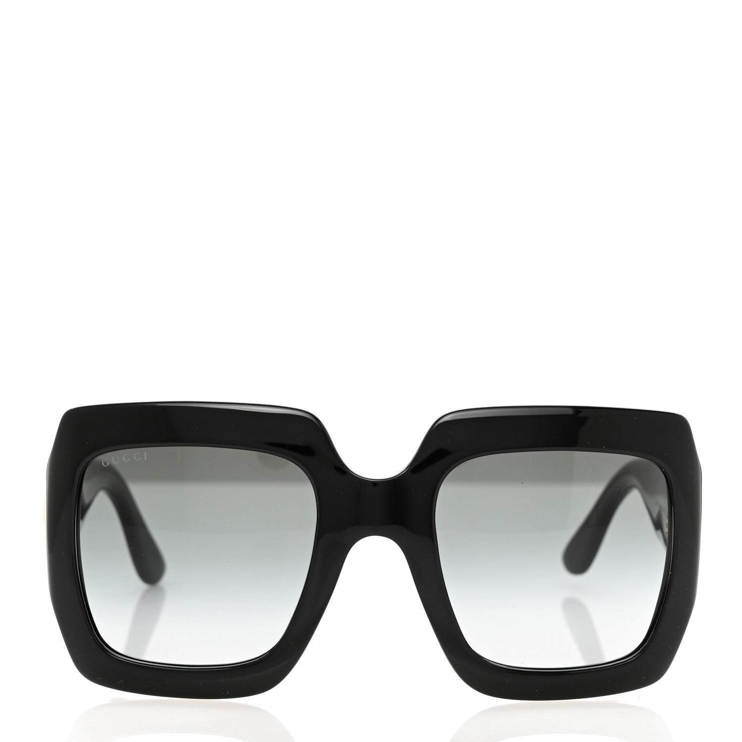 Gucci Acetate Square Frame Sunglasses GG0053S Black 2 of 8