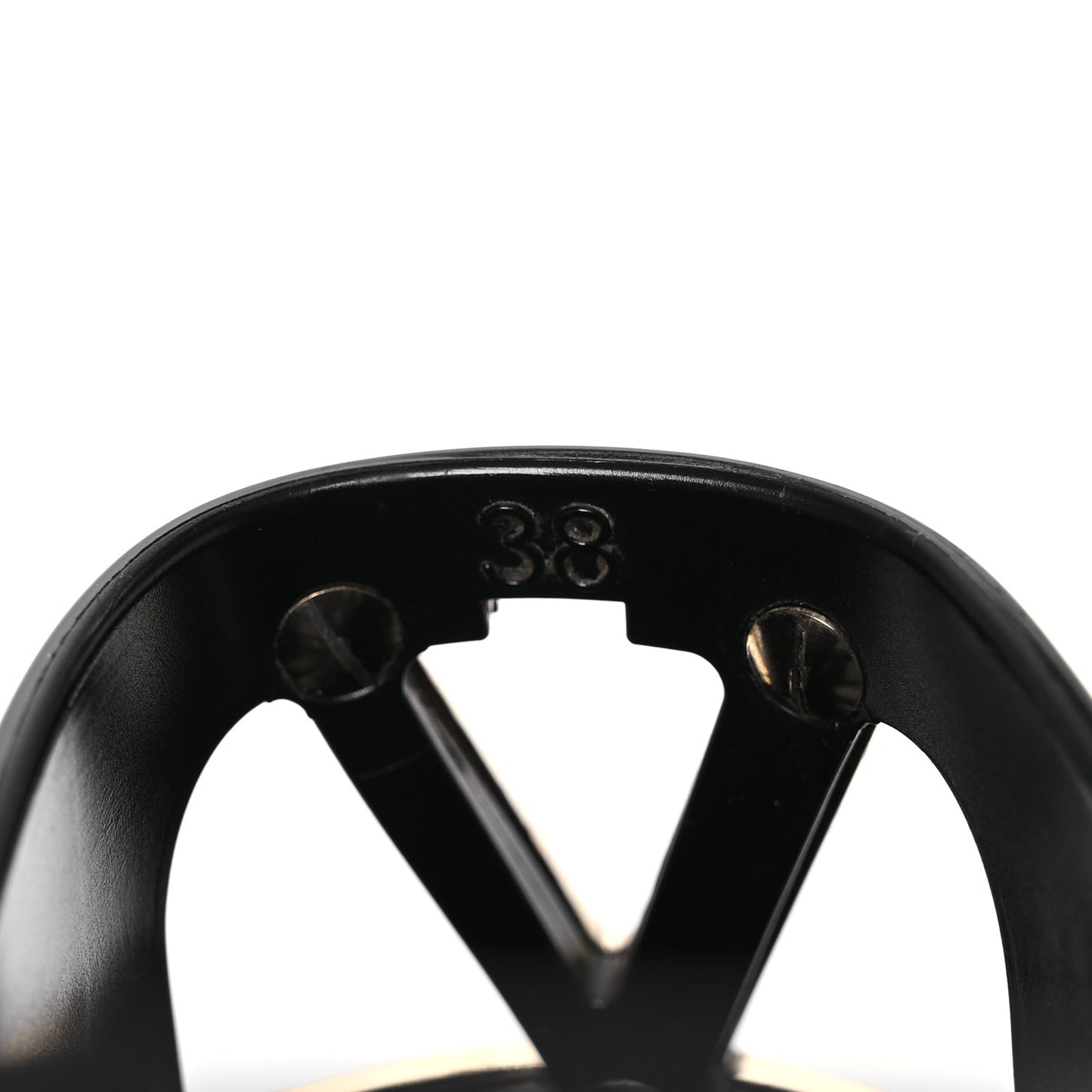 Rubber VLogo PM Platform Slide Sandals 38 Black