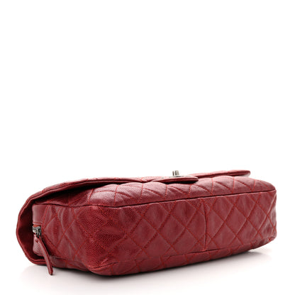 Chanel Iridescent Caviar Quilted Large Chic Flap Red 4 of 14