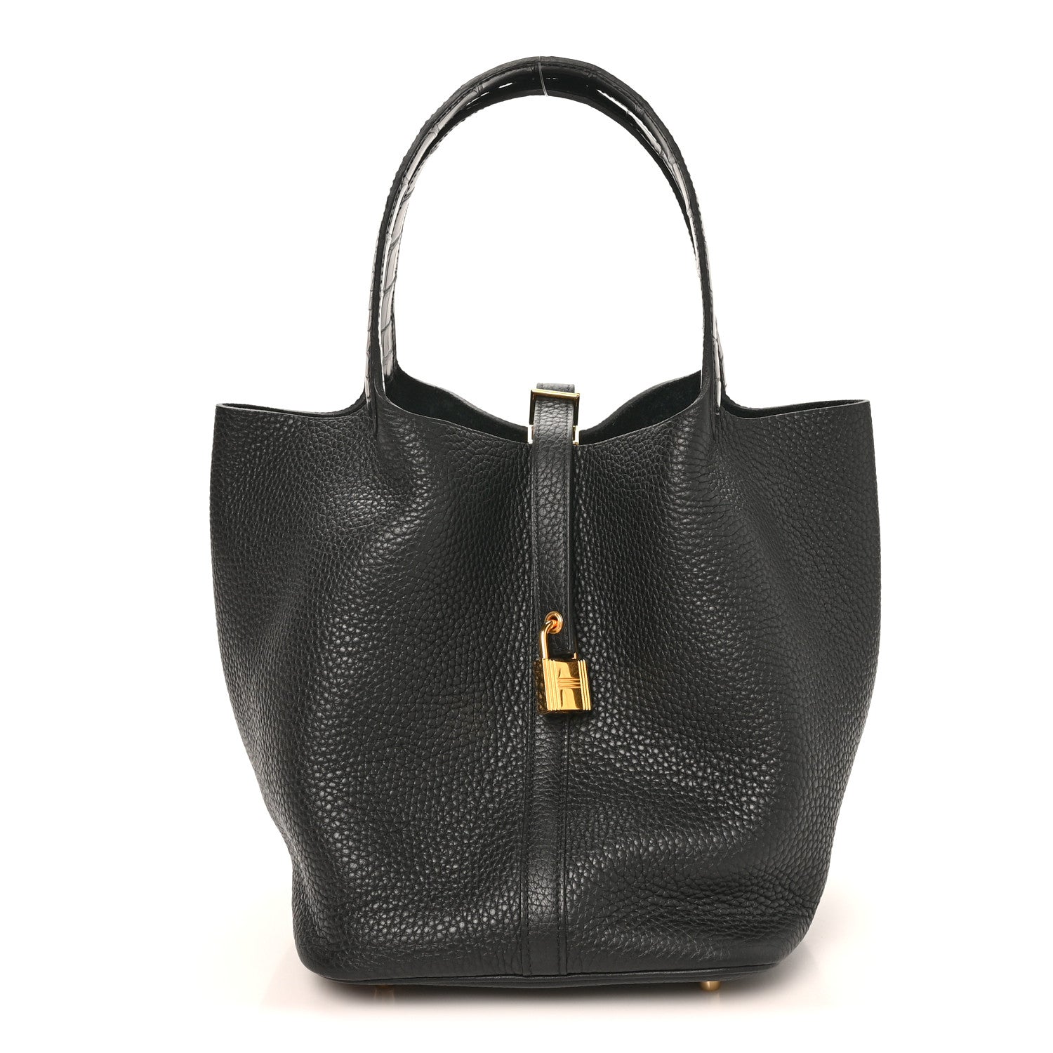 Hermes Taurillon Clemence Matte Alligator Picotin Lock Touch 22 MM