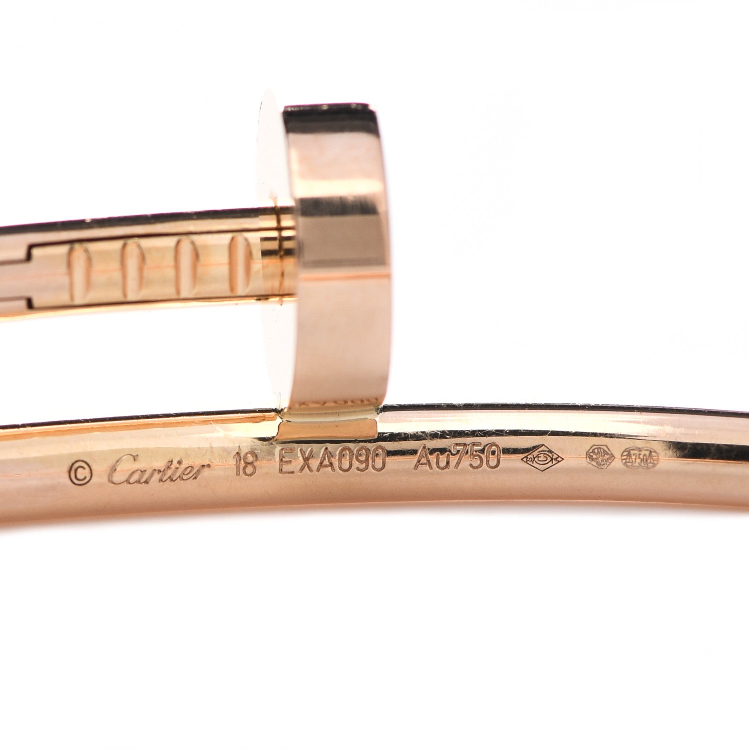Cartier 18K Pink Gold Juste Un Clou Bracelet 18 4 of 6