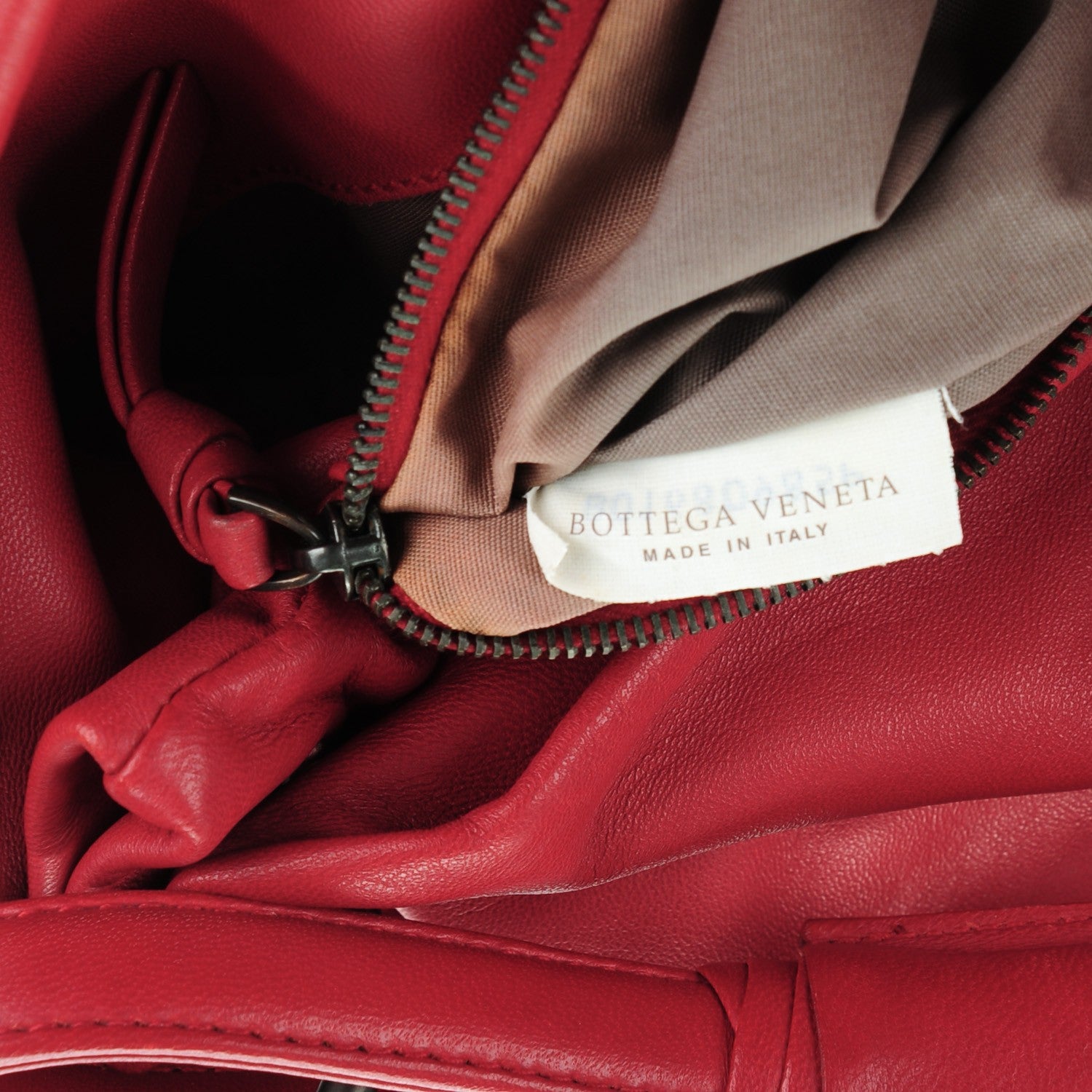 Bottega Veneta Nappa Intrecciato Aquilone Fortune Cookie Hobo Red 8 of 9