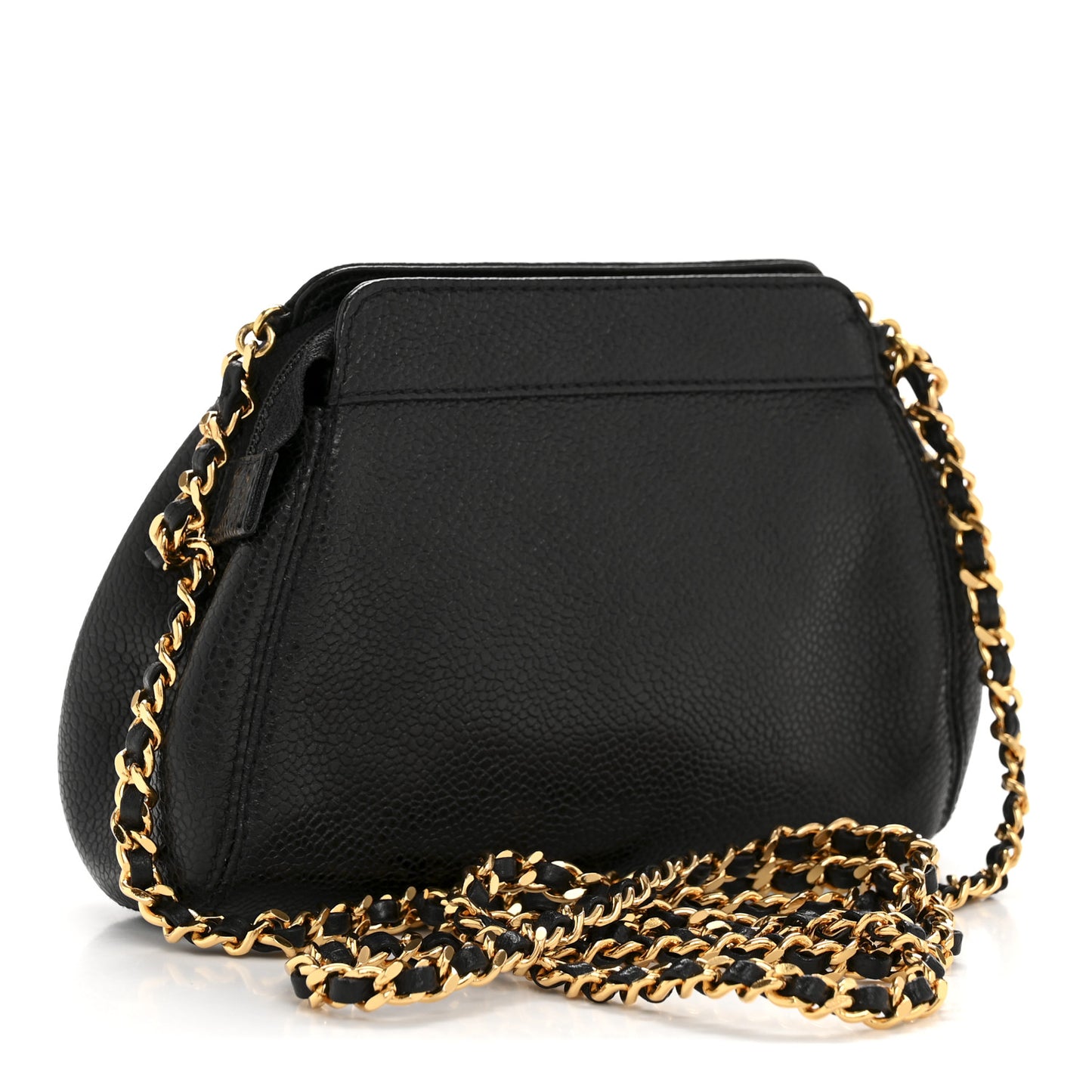 Caviar Timeless CC Mini Chain Bag Black