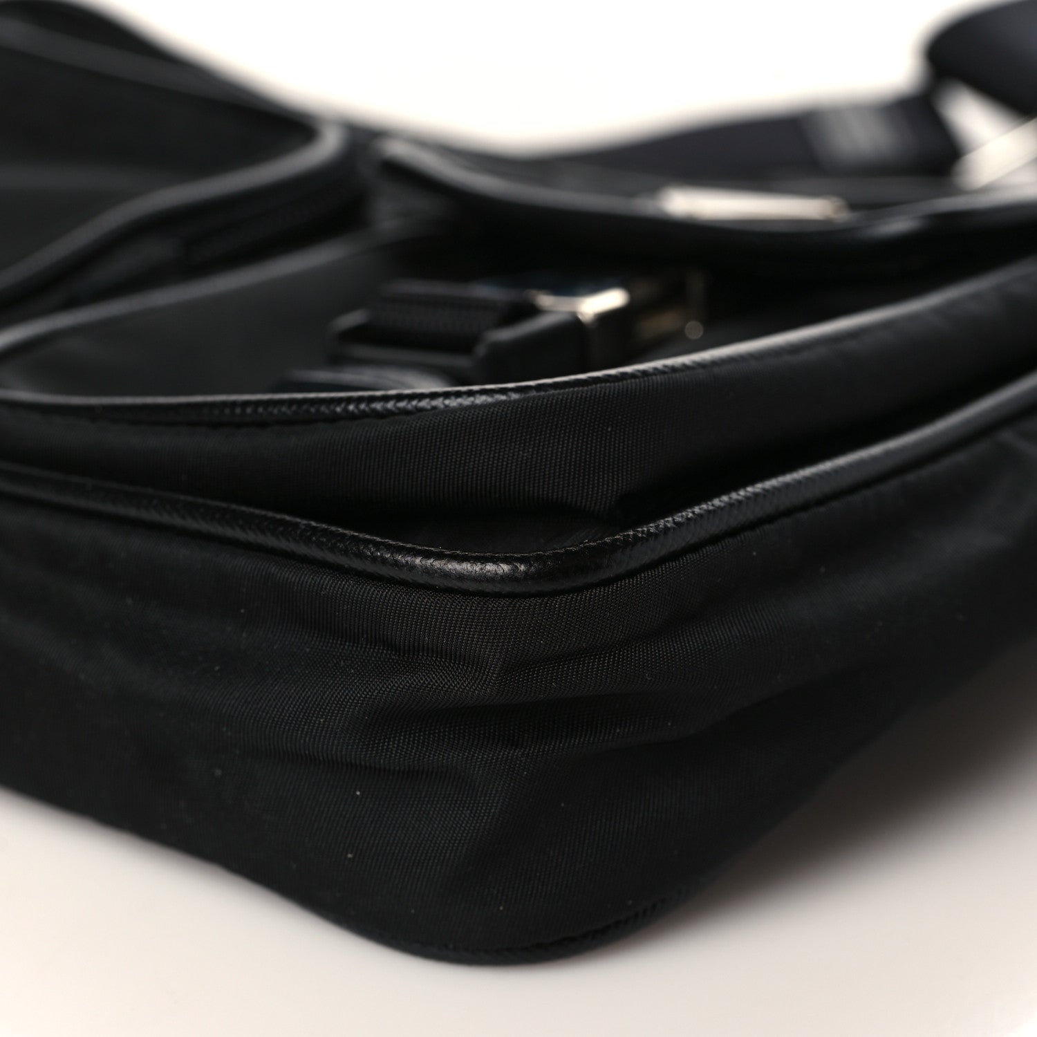 Prada Tessuto Nylon Multi Pocket Belt Bag Black 7 of 8