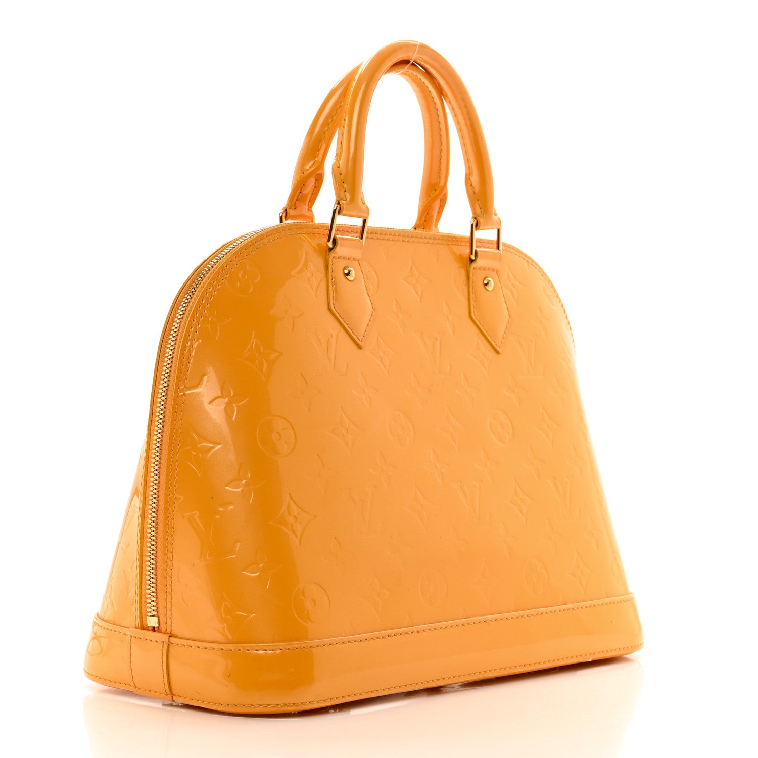 Louis Vuitton Vernis Alma PM Jaune Passion 3 of 11