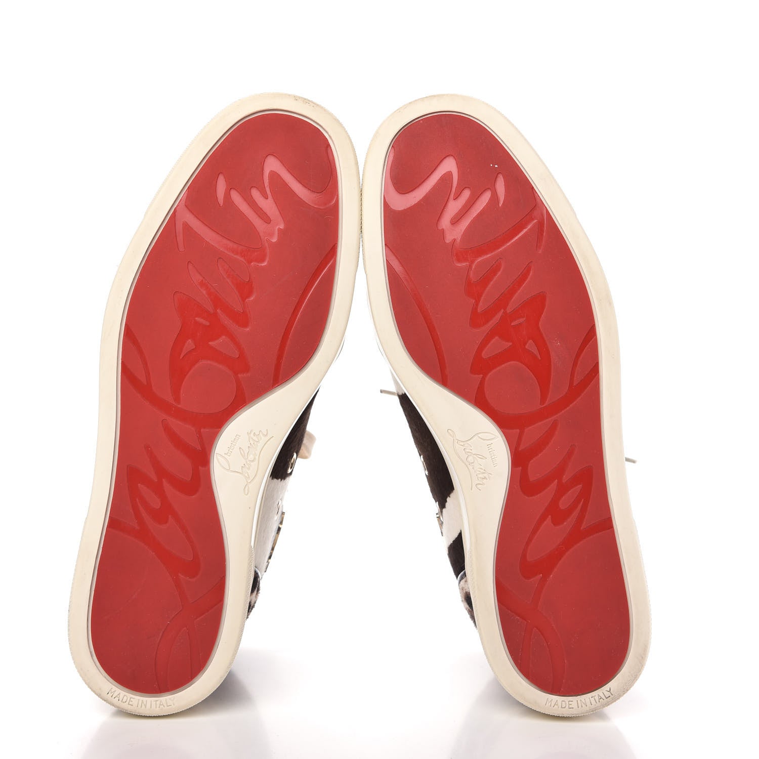 Christian Louboutin Pony Hair Leopard Rantus Orlato Flat Sneakers 38.5 5 of 10