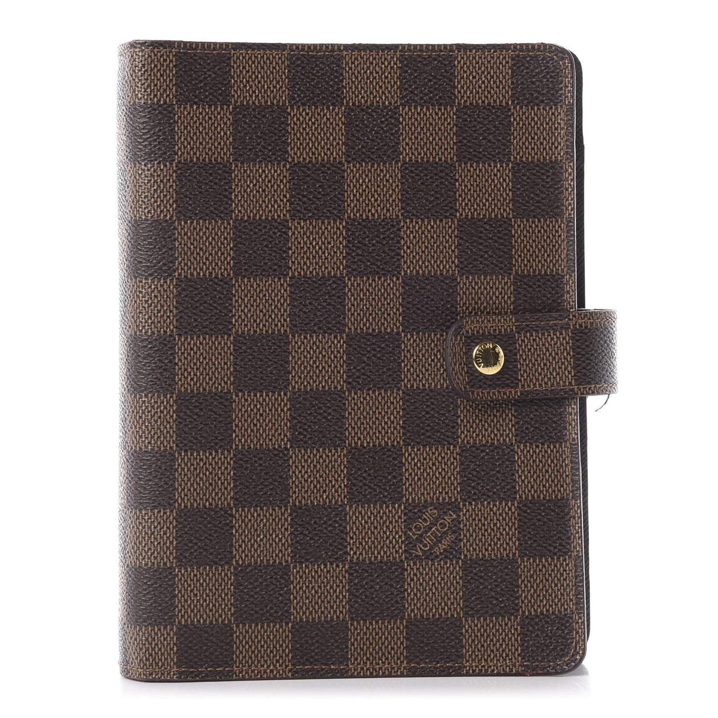 Damier Ebene Medium Ring Agenda Cover