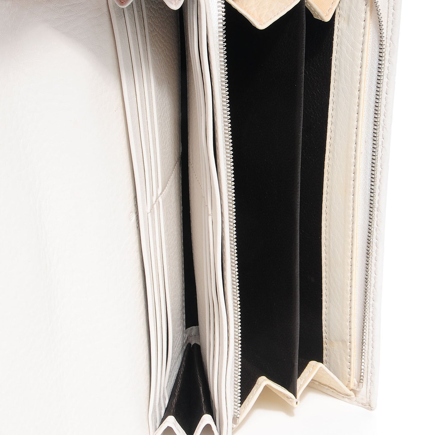 Guccissima Horsebit Flap Continental Wallet Off White