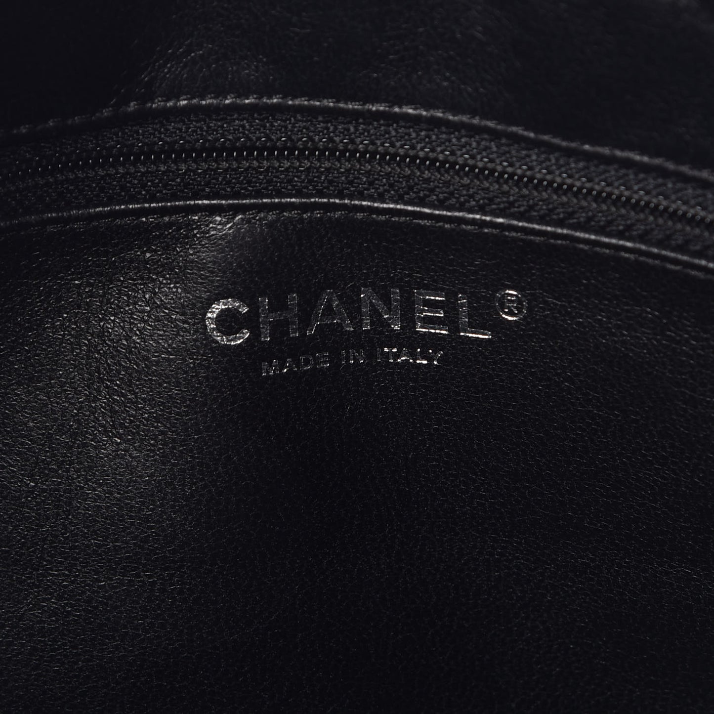 Metallic Aged Calfskin Quilted Medium Reissue Camera Case Black
