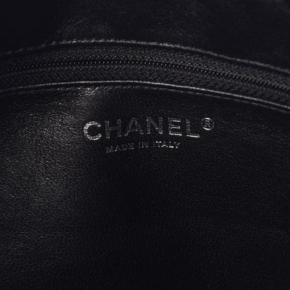 Chanel Metallic Aged Calfskin Quilted Medium Reissue Camera Case Black 6 of 9