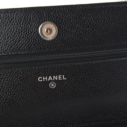 Chanel Caviar Quilted Wallet On Chain WOC Black 7 of 11