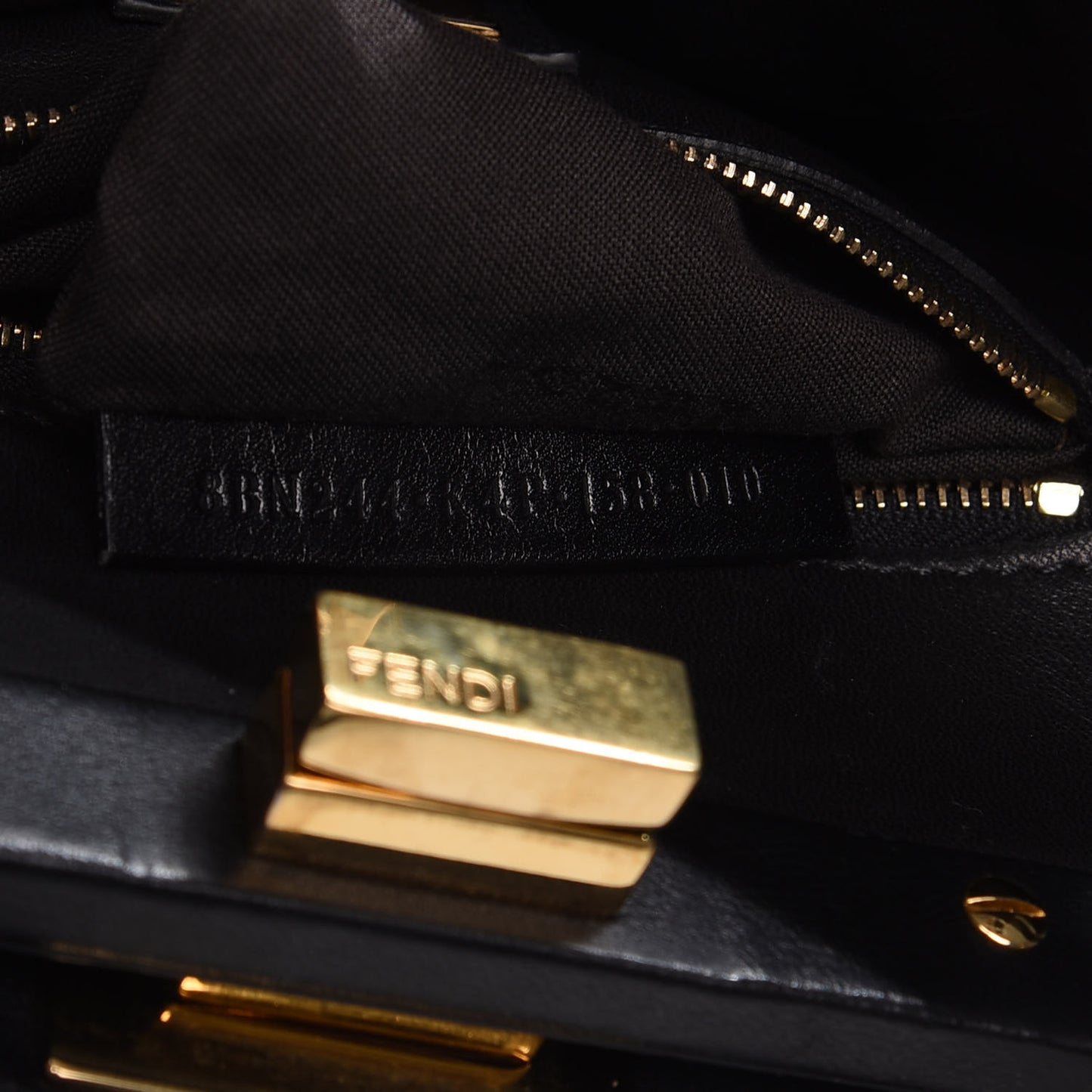 Nappa Mini Peekaboo Iconic Satchel Black