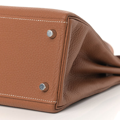 Hermes Togo Kelly Retourne 28 Gold 10 of 11