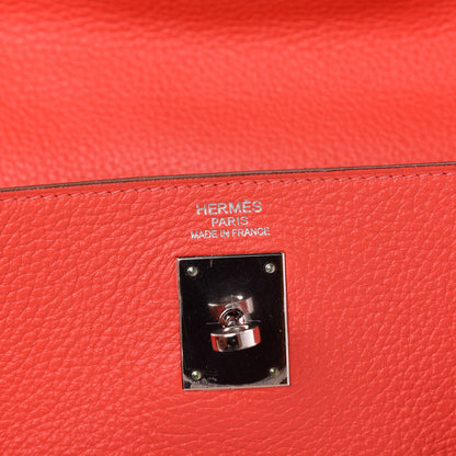 Hermes Taurillon Clemence Kelly Retourne 35 Rose Jaipur 6 of 9
