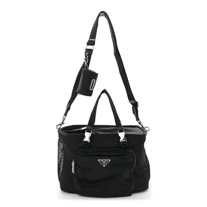 Prada Re-Nylon Saffiano Pet Bag Black 1 of 10