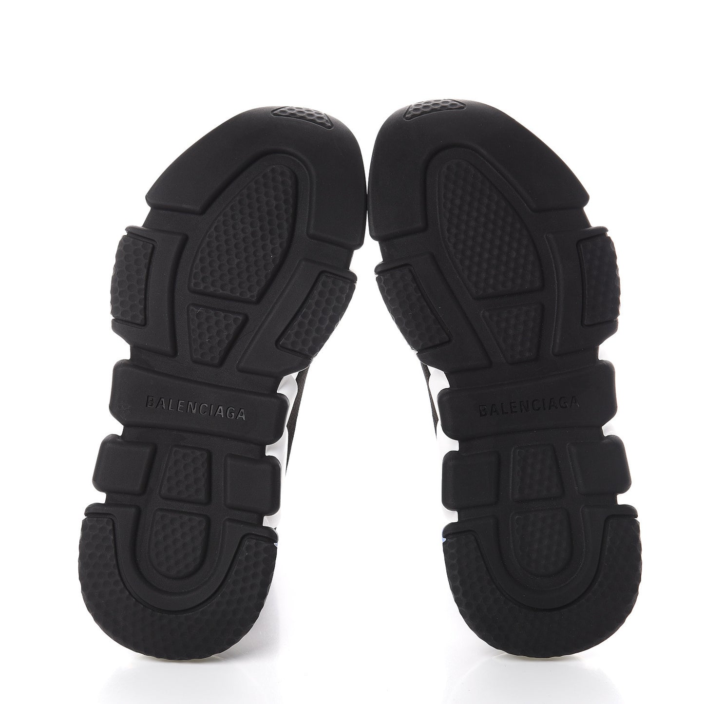 Neoprene Knit Womens Speed Clear Sole Sneakers 36 Black White