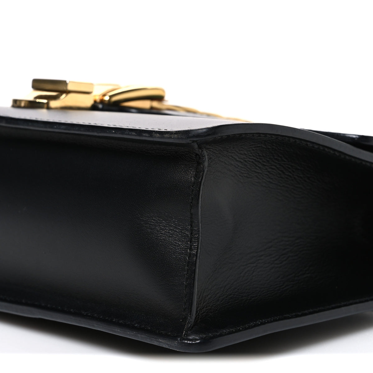 Calfskin Small Sylvie Shoulder Bag Black