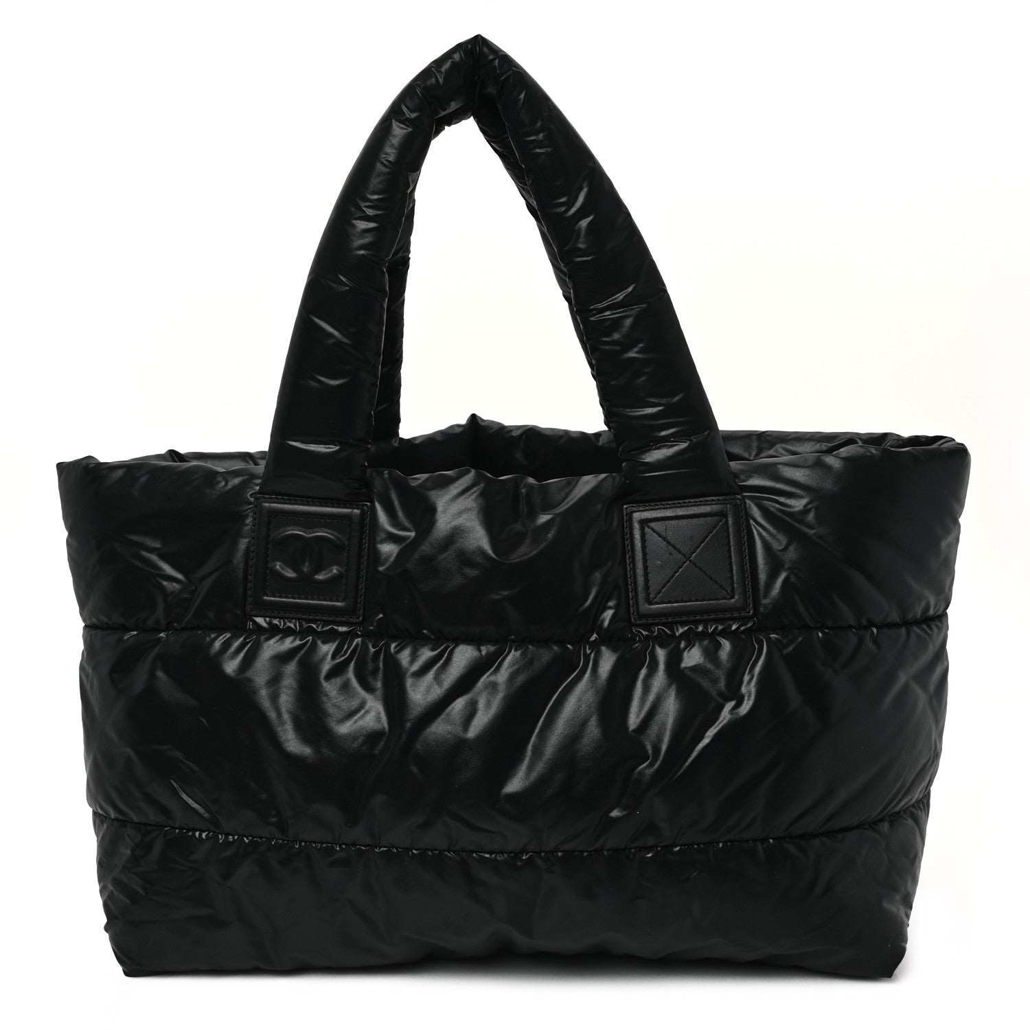 Chanel Nylon Quilted Small Coco Cocoon Tote Black 1 of 10