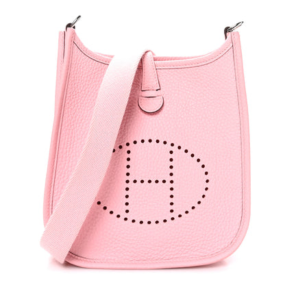 Hermes Taurillon Clemence Evelyne TPM Rose Sakura 1 of 10