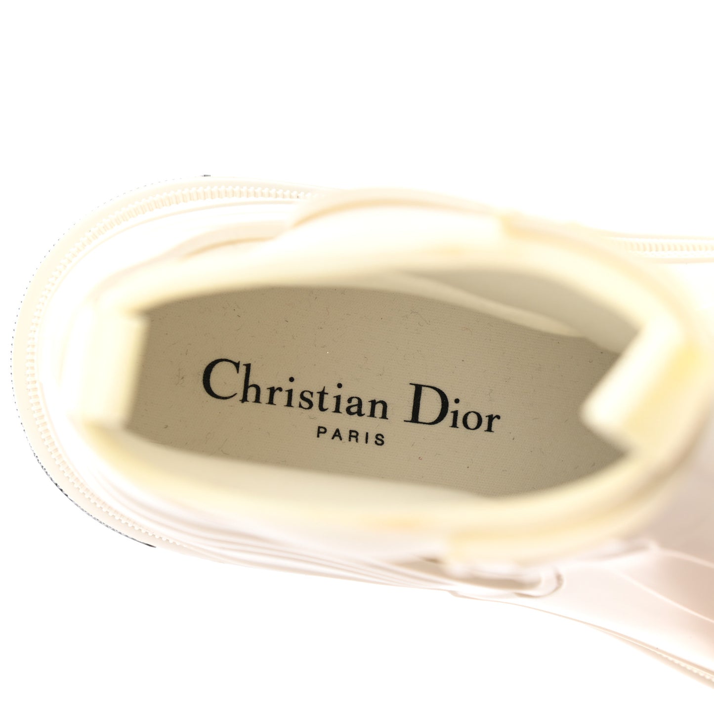 Neoprene Rubber Dior Genesis 30mm Ankle Boots 36 Off White