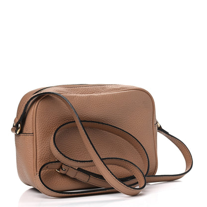 Gucci Pebbled Calfskin Small Soho Disco Bag Camelia 2 of 10