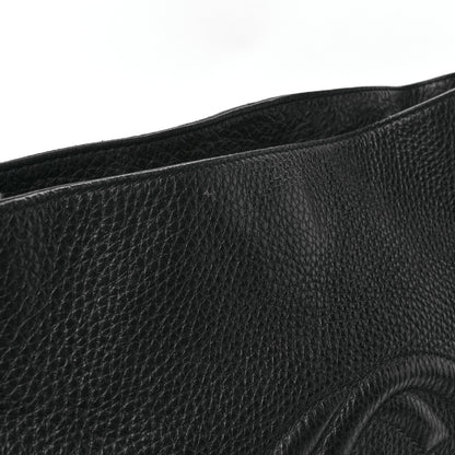 Gucci Pebbled Calfskin Large Soho Chain Shoulder Bag Black 12 of 12